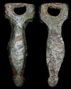 Strap End, Knopped, Phallic ca. 1st-3rd Cent Strap End, Knopped, Phallic ca. 1st-3rd Cent